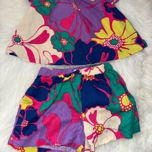 Toddler girl 2 piece short set